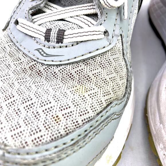 Saucony Womens Cohesion 10 Sz 6.5 Gray Running Shoes Lace Up Low Top S15362-10 - Picture 4 of 7